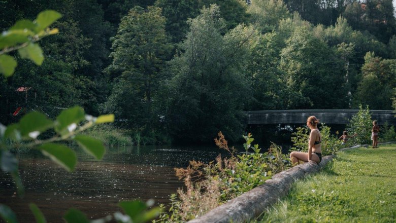 Zwettl sunbathing area, &copy; Line Sulzbacher