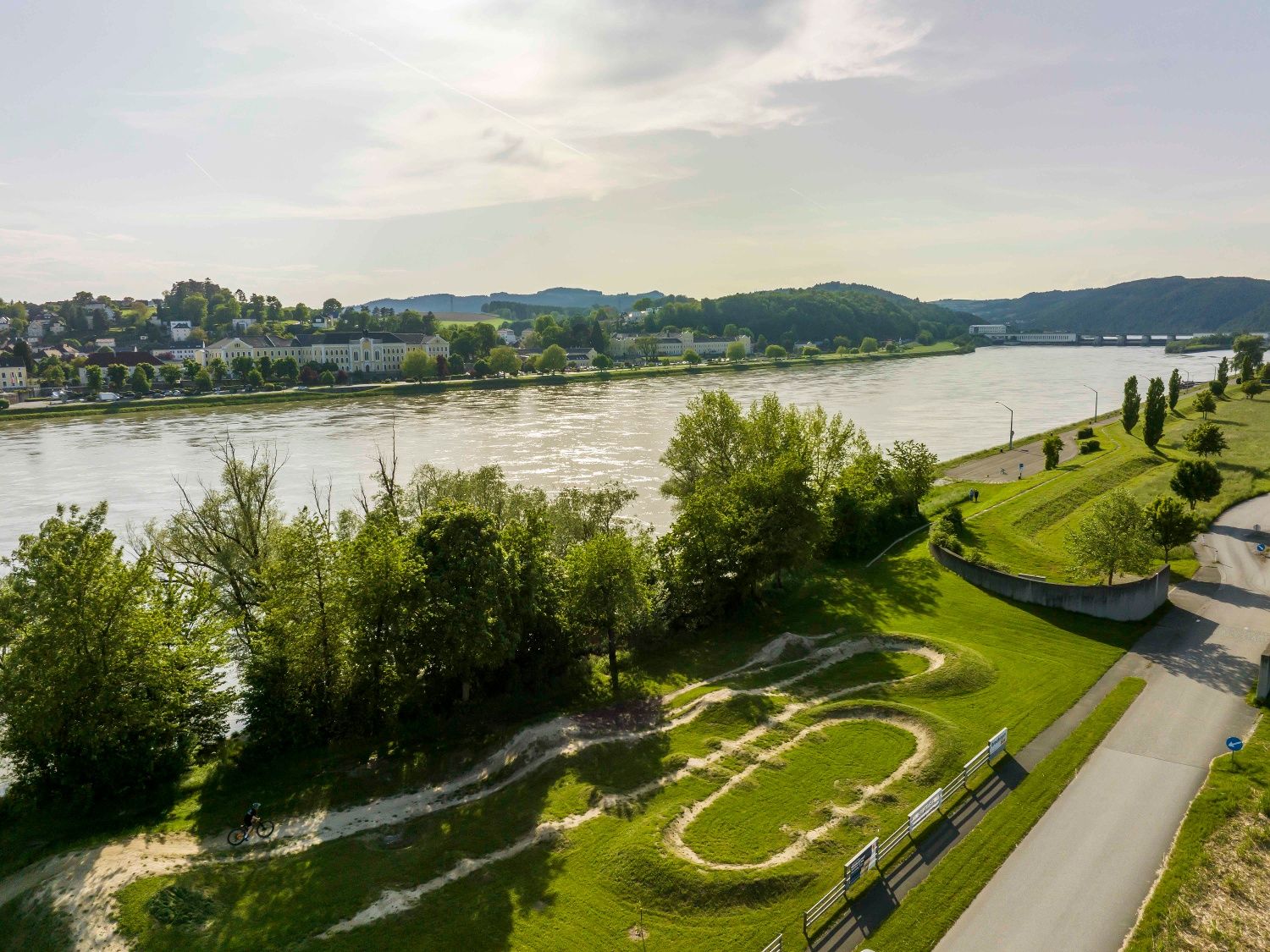 Bikearena Persenbeug-Gottsdorf aerial view