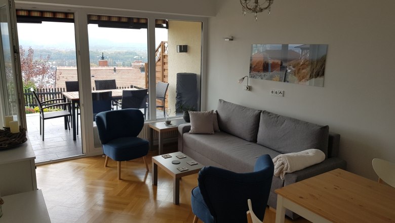 Living room with terrace, © Familie Gföhler