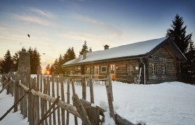 A wintry sunset over Anna-Alm, © Niederösterreich-Werbung/Michael Liebert