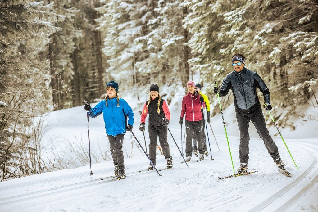 Alternating panoramic trail