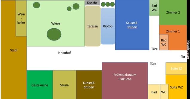 Floor plan, © Auszeit und mehr
