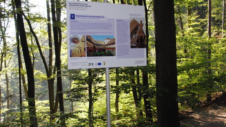 Station on the Aggsbach cultural hiking trail, © Franz Trinkl