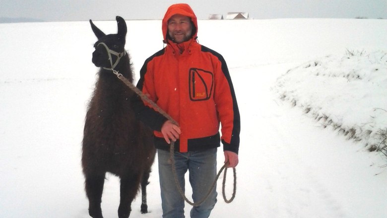 Llama hike, © Kleindienst