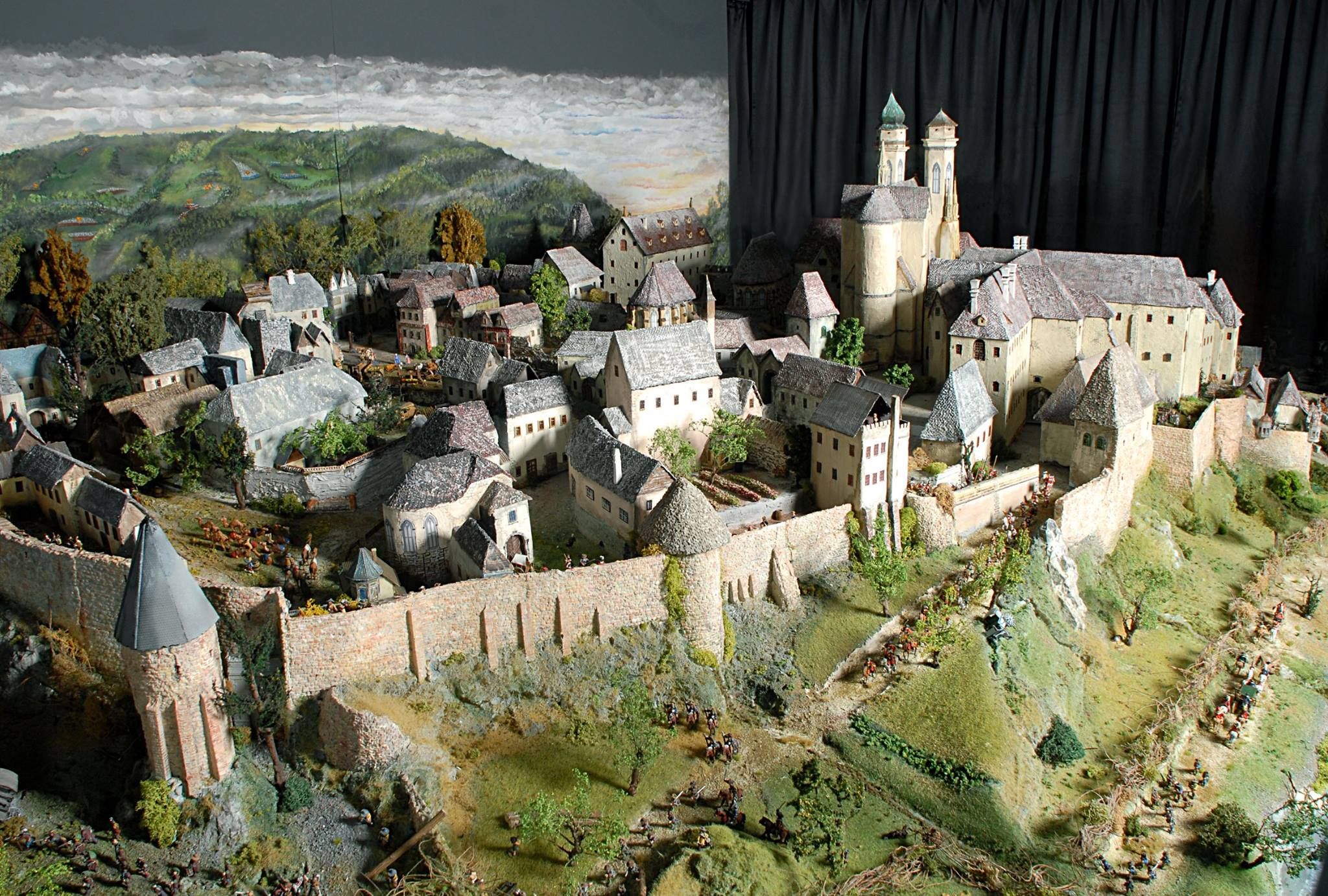 Diorama in the Klosterneuburg City Museum
