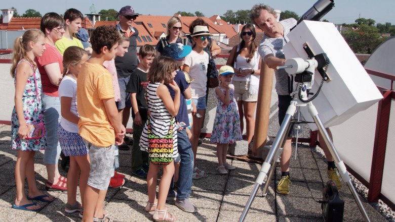 Guided tour of the Traiskirchen observatory, &copy; Sternwarte Traiskirchen