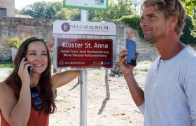 Listening station St. Anna Monastery, VIA.CARNUNTUM., © Donau Niederösterreich, Steve Haider