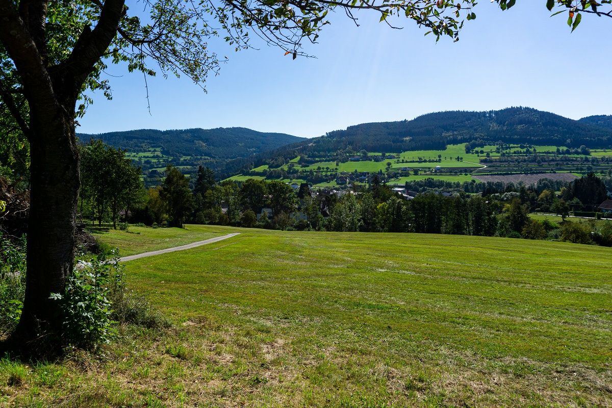 View of Pöggstall from the rest area