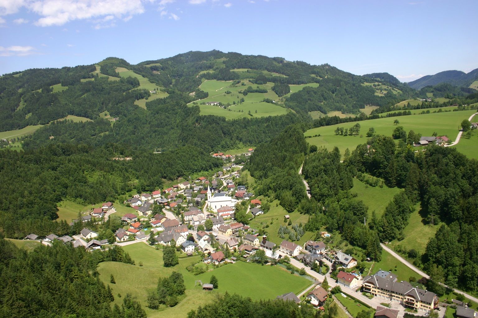 Opponitz from above