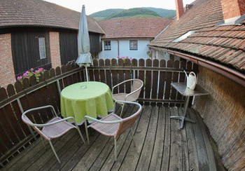 Balcony of a vacation apartment in Haus Stierschneider, &copy; Elisabeth Stierschneider