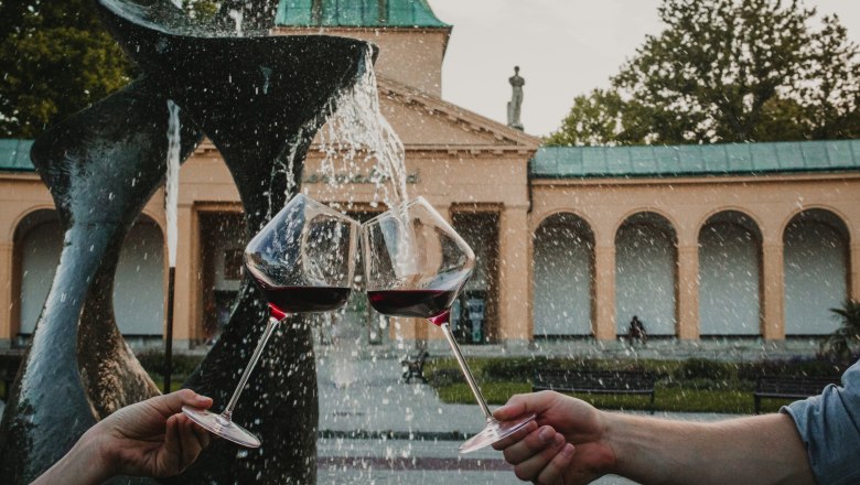 No one can refuse a glass of wine in honour!, © Weinland Thermenregion/Adrian Almasan