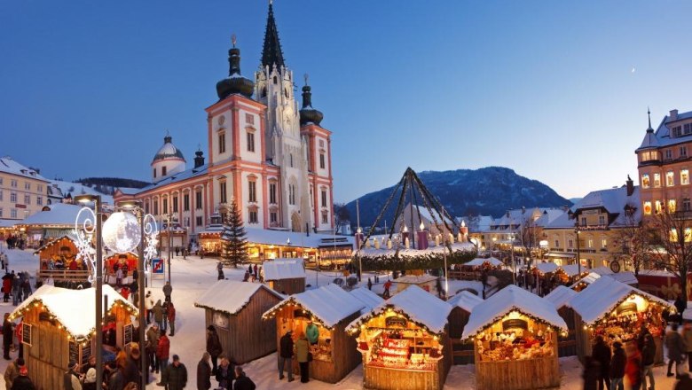 Mariazell Basilica with Mariazell Advent, © TV Hochsteiermark