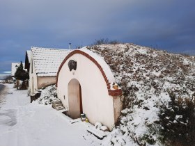 Prellenkirchner Kellergasse im Winter, © Donau Niederösterreich - Tourismusbüro Carnuntum-Marchfeld