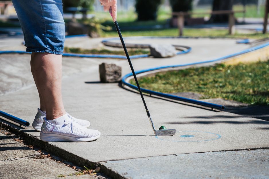 Minigolf course lane 12