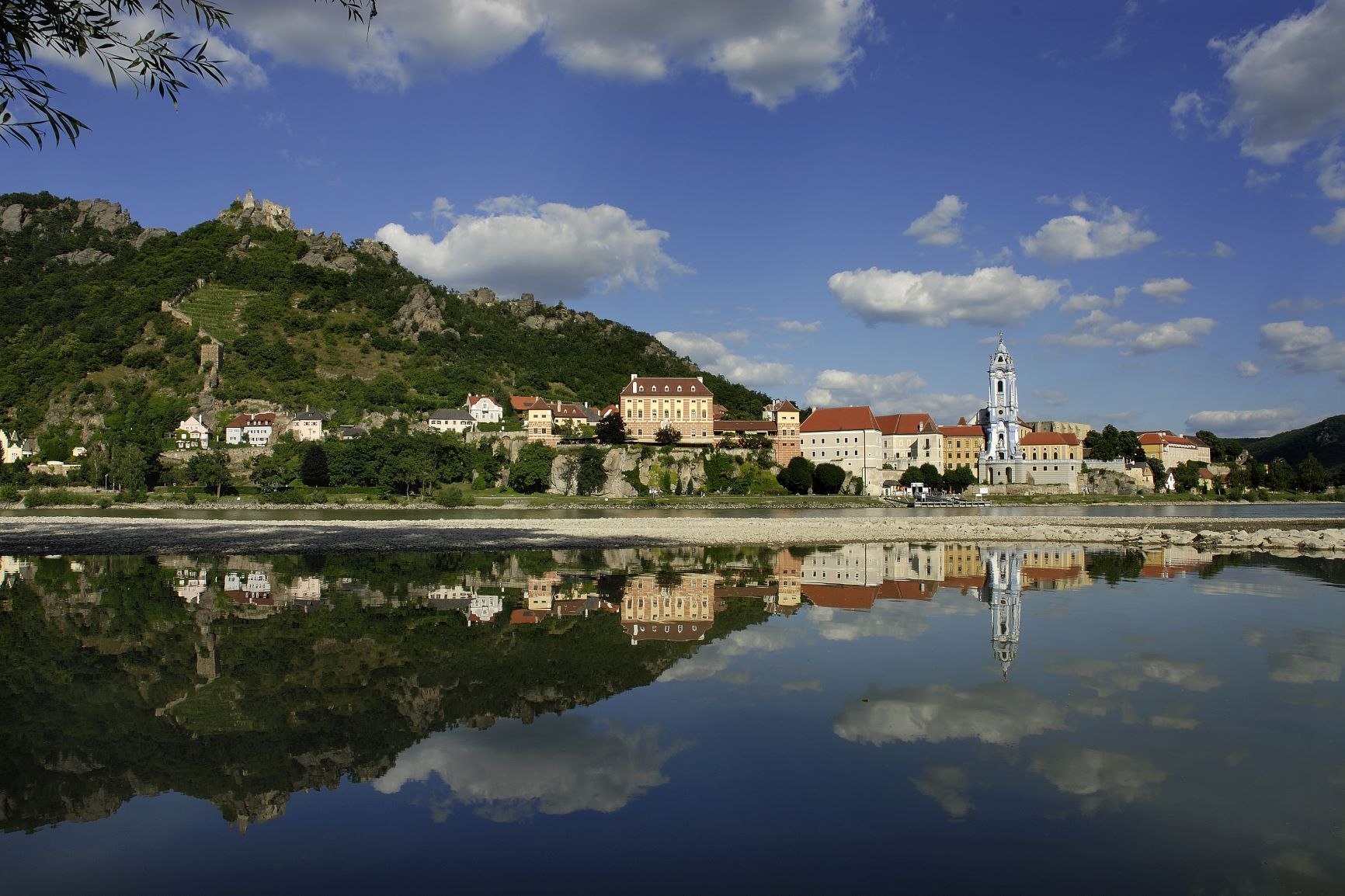Dürnstein with blue tower