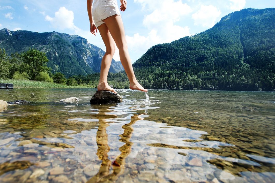 Footbath in Lake Lunz