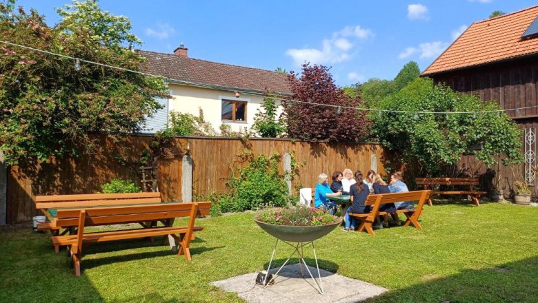 Garden in the courtyard, &copy; Haus Ebersdorf