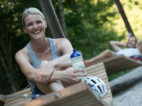 Rastplatz am Ybbstalradweg, &copy; Mostviertel