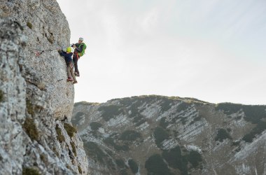 The &quot;Heli Kraft&quot; via ferrata at Hochkar, © www.fueloep.com