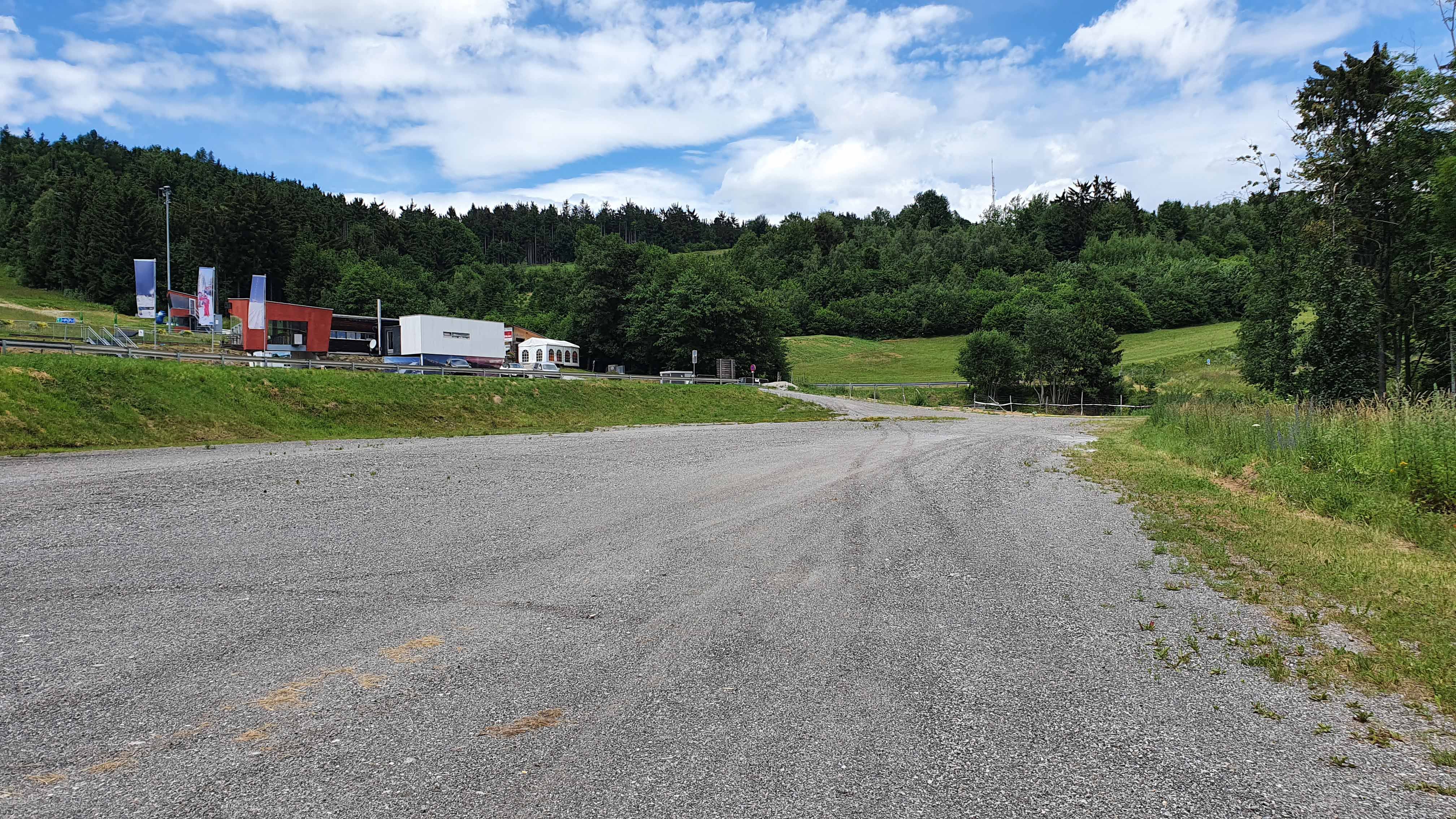 Parking lot/motorhome parking space at the Jauerling