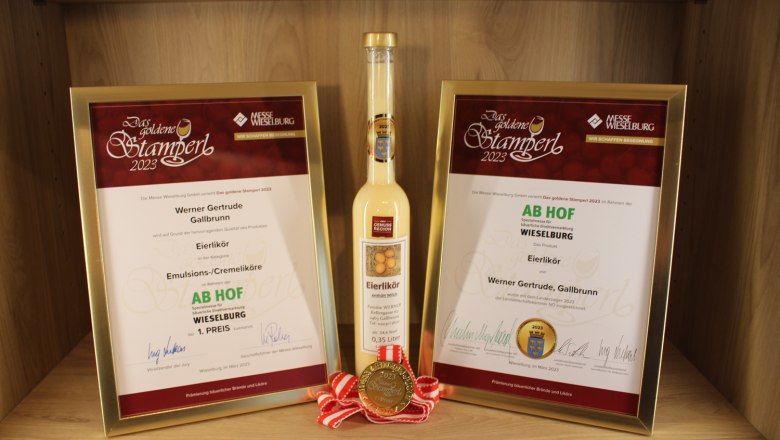 Egg liqueur, Gefl&uuml;gelhof Werner, Gallbrunn, &copy; Gefl&uuml;gelhof Werner