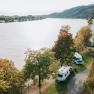 Aerial view of Camping Marbach, © Marbach Camping
