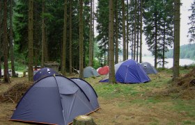 Campsite at Schlesingerteich, &copy; Tourismusverein B&auml;rnkopf