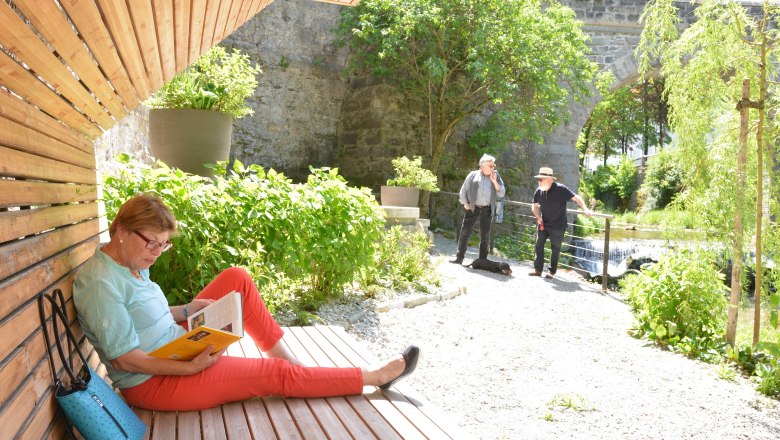 Resting place by the Schwarzbach, © Stadt Waidhofen a/d Ybbs