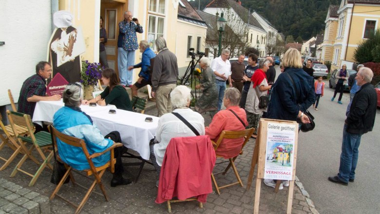 Hardegg watercolor painting group, © Rosi Grieder