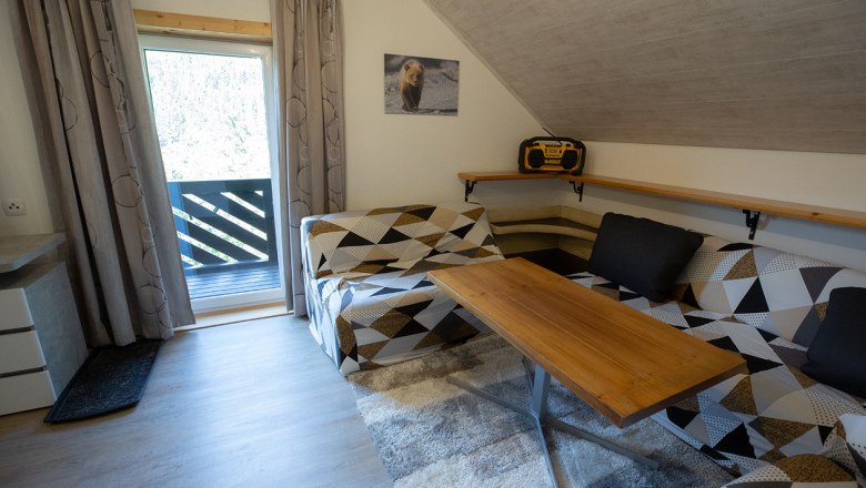 Bedroom with balcony, © Gerlinde Hofmaier