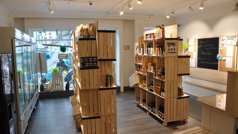 Salesroom in the village store