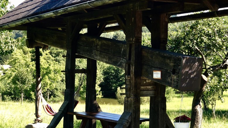 "Press" in the orchard, © Breitner Beate
