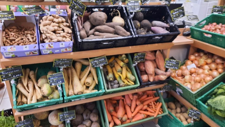 Fresh organic vegetables, &copy; Kredenz.me