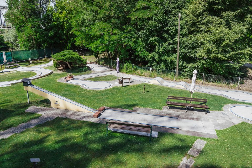 Minigolf course lane 18