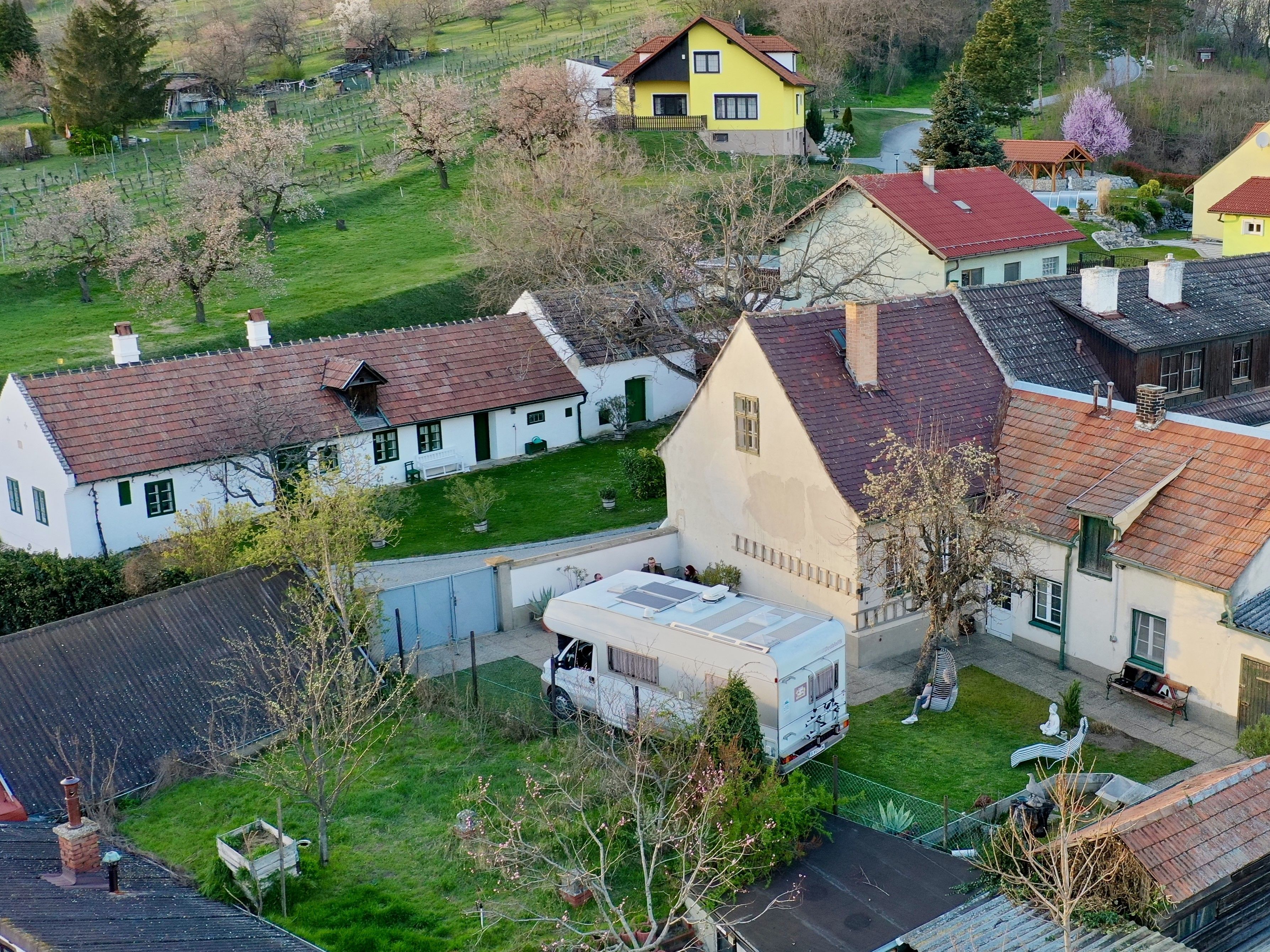 Aerial view of the Königswarte pitch 