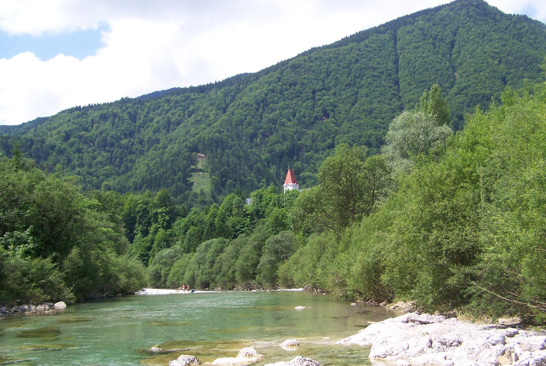 The Ybbs in St. Georgen am Reith