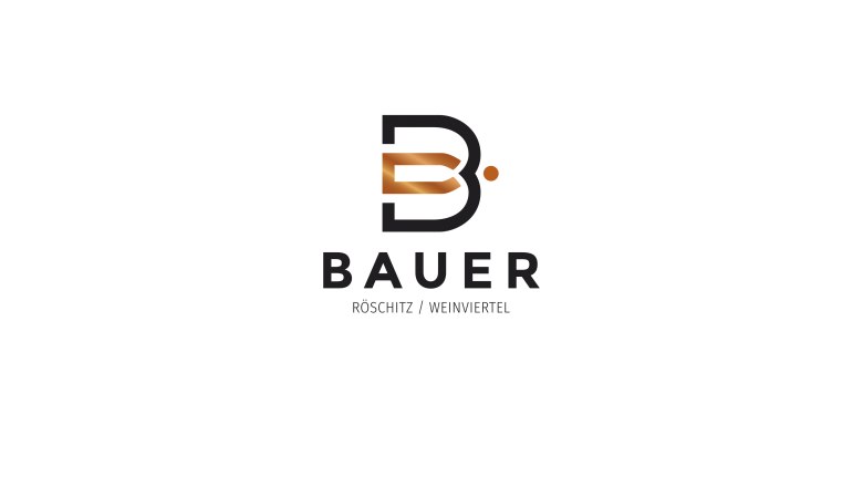 Bauer logo with stylized B and text 'R&ouml;schitz / Weinviertel'.