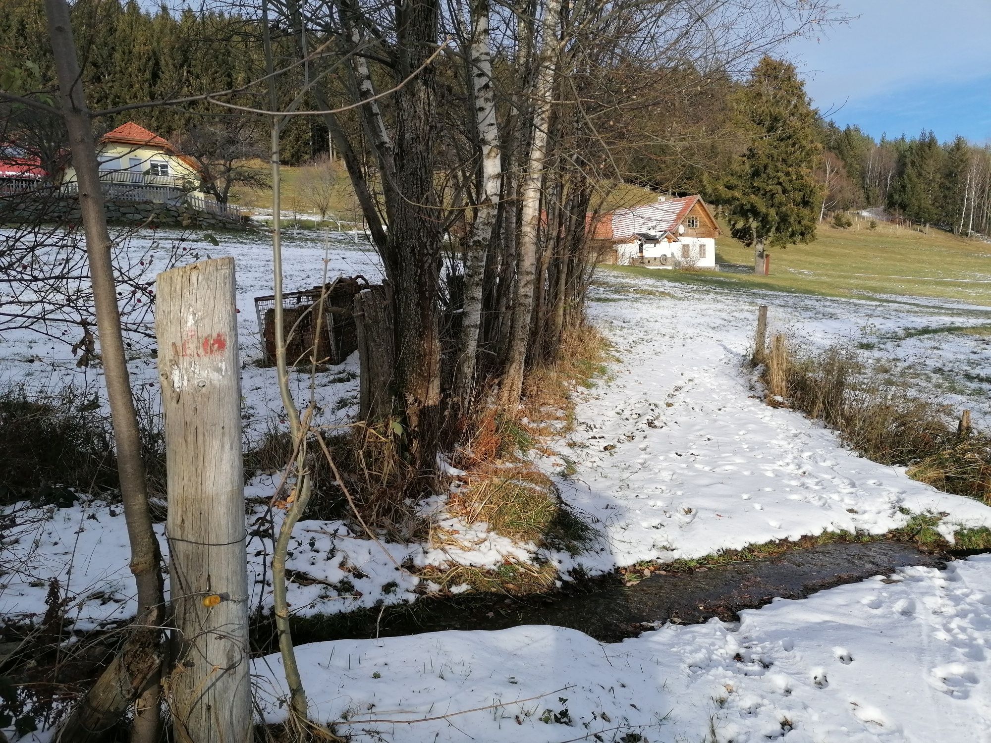 Sunny section to Unternberg