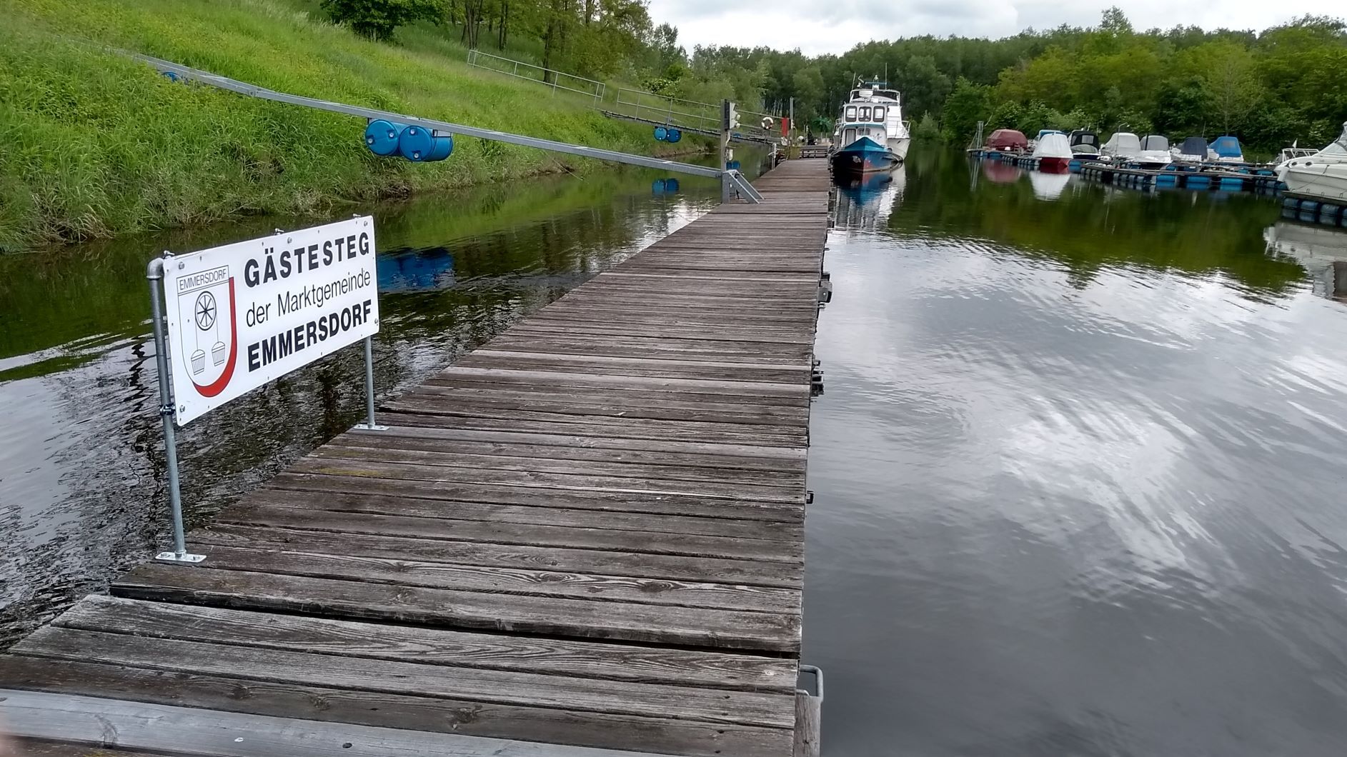 Guest jetty in Emmersdorf