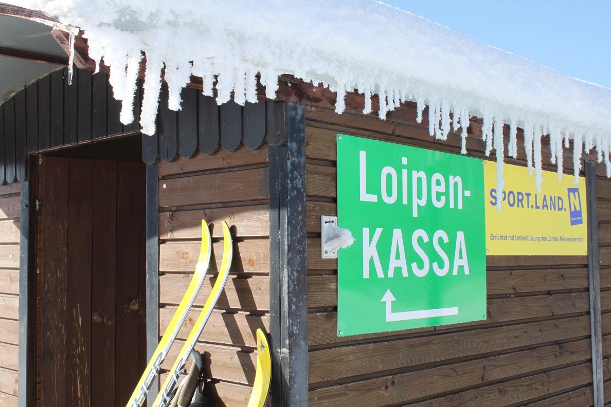 Cross-country skiing in Bärnkopf - local trail 1