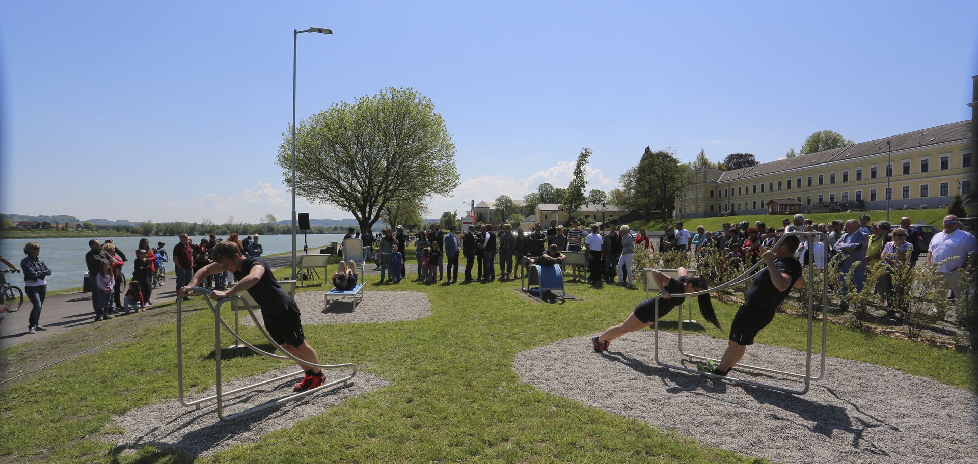 Opening ceremony for the Ybbs exercise park