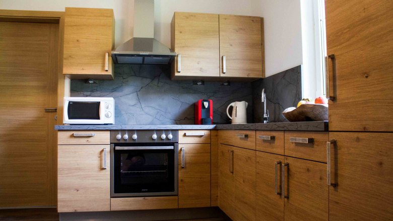 Kitchenette in the apartment, © Waldhof Grasel