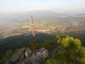 Muthmannsdorf vom Gipfelkreuz, &copy; Harald Weber