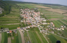 Luftbildaufnahme Hundsheim, © Gemeinde Hundsheim