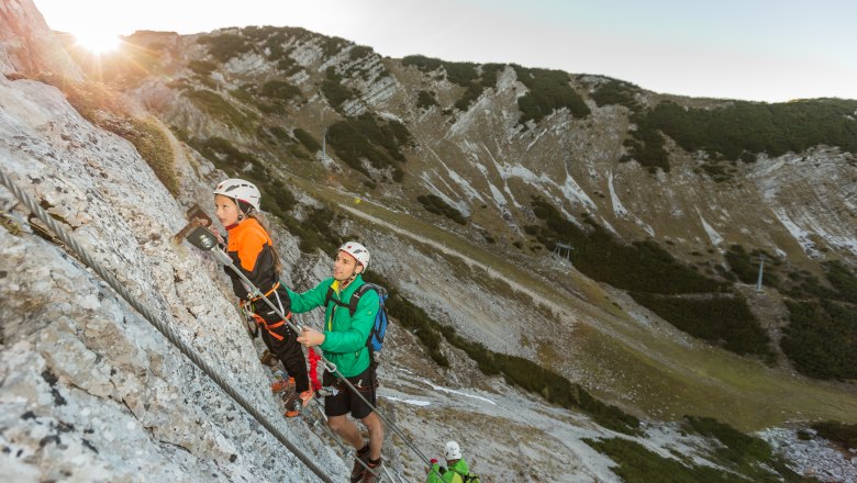 Via ferrata on the Hochkar, © Fülöp