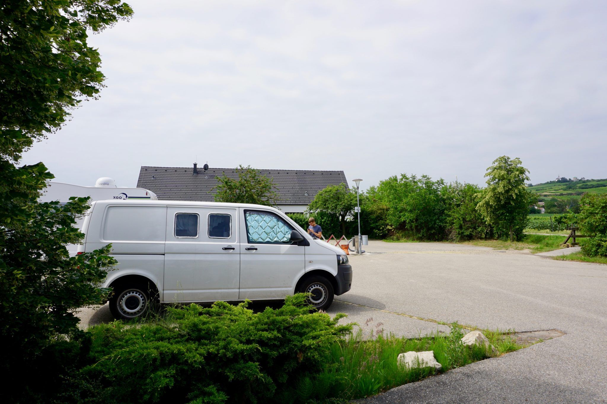 Motorhome parking space