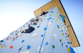 The new climbing tower in Wieselburg, &copy; Kletteranlage Wieselburg-Land