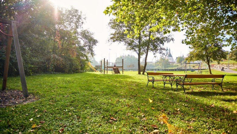 Playground at the artificial turf pitch, &copy; Jetzinger Frank Photography