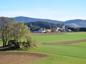 Ein Blick auf St.Oswald vom Stockberg, &copy; Gemeinde St. Oswald, Leo Baumberger