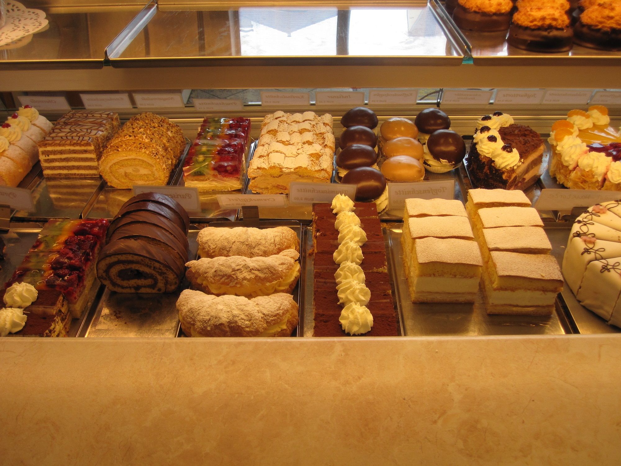Pastry display case